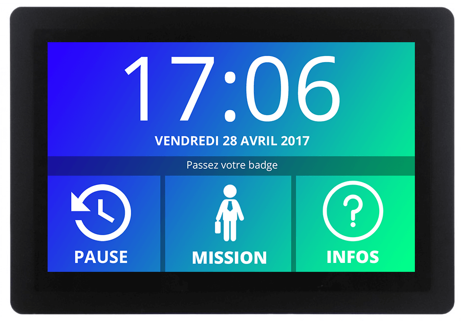 TS1050 – La badgeuse de gestion du temps tout en un